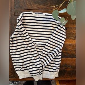 J crew striped sweater